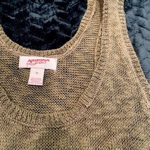 Arizonan Jean Company Knot Green Tank Top